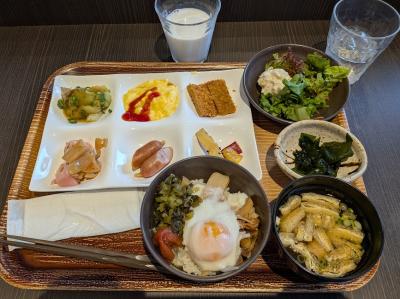 徳島駅から徒歩１分、部屋は広くて朝食は美味しい