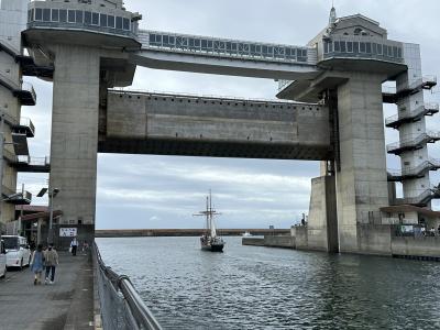 津波対策として建設された水門