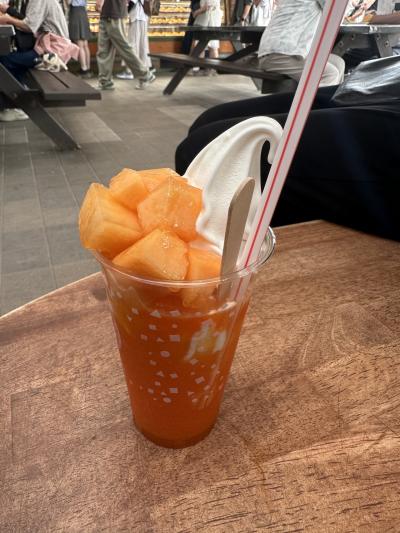 暑い日のウリ科は命の水、メロンスムージーは絶品。