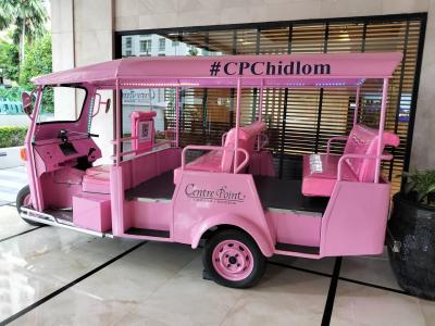 トゥクトゥク送迎付のホテルはトリプル利用でもベッド3台で快適♪