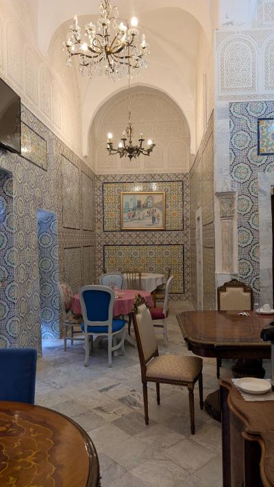 朝食スペースも豪華です。