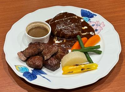 伊万里牛ステーキが絶品