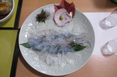 活イカ御膳を堪能しました。