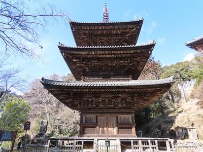 平安末期に建立された国宝の三重塔