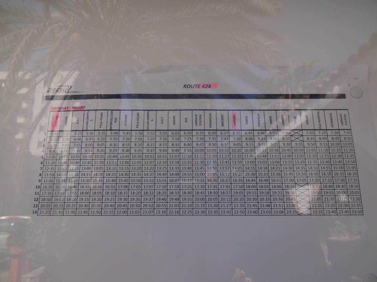 『ラルナカ市内と空港間のバス』by kana|ラルナカ国際空港 (LCA)のクチコミ【フォートラベル】