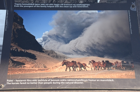 エイヤフィヤトラヨークトル火山ビジターセンター                Eyjafjallajokull Visitor center