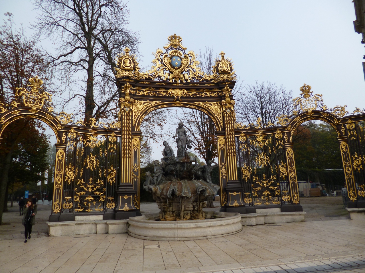 ナンシーのスタニスラス広場、カリエール広場及びアリアンス広場 Place Stanislas, Place de la Carrière and Place d'Alliance in Nancy