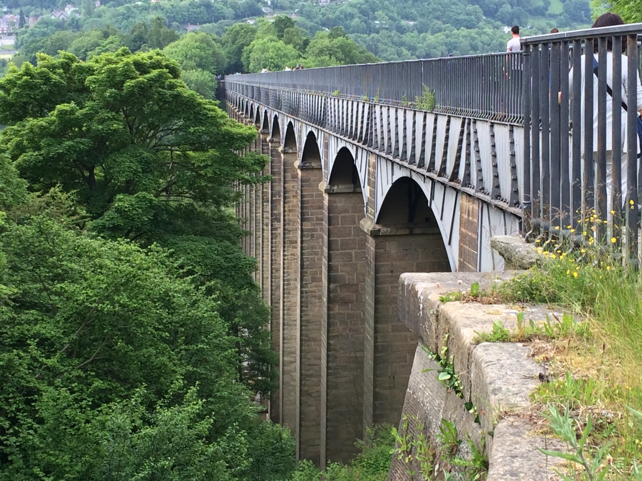 ポントカサルテ水道橋と運河 Pontcysyllte Aqueduct and Canal