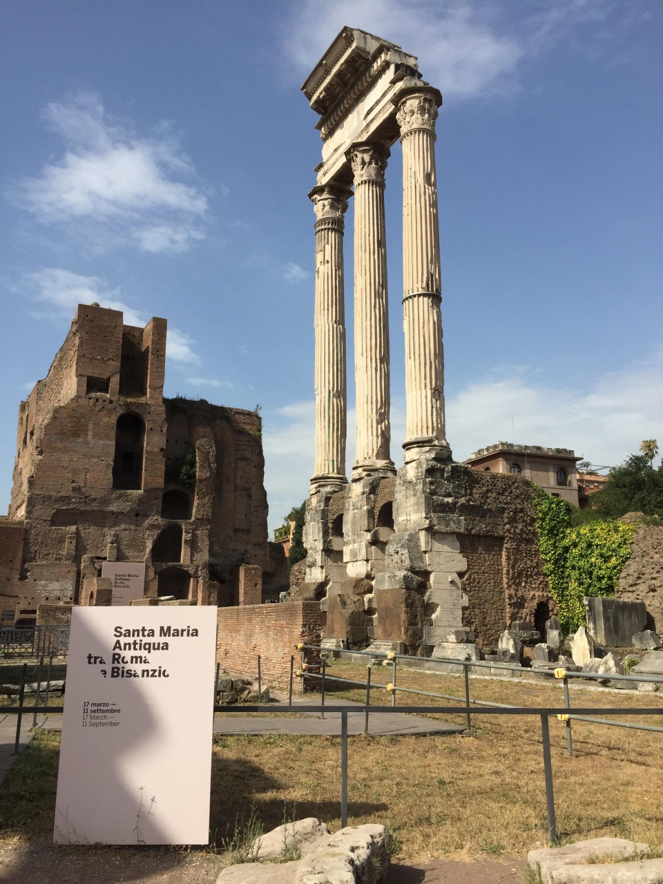 カストルとポルックスの神殿 Tempio di Castore e Polluce