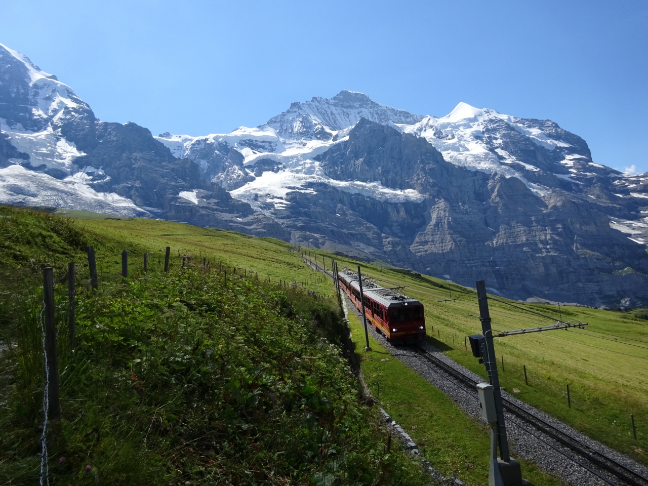 スイス アルプスのユングフラウとアレッチ Swiss Alps Jungfrau Aletsch