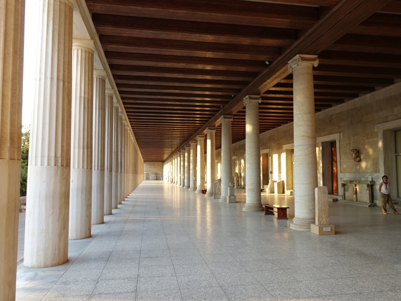 アッタロスの柱廊 (古代アゴラ博物館) Stoa of Attalos (Ancient Agora Museum)