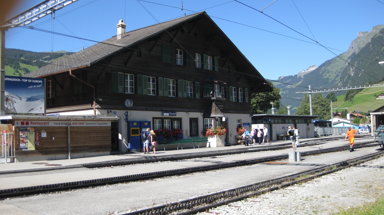Grindelwald Grund Bahnhof Grindelwald-Grund