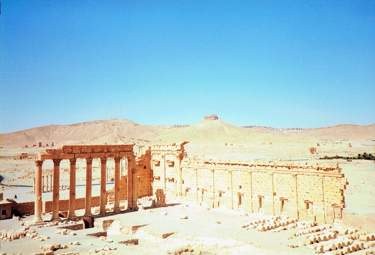 パルミラの遺跡                Site of Palmyra