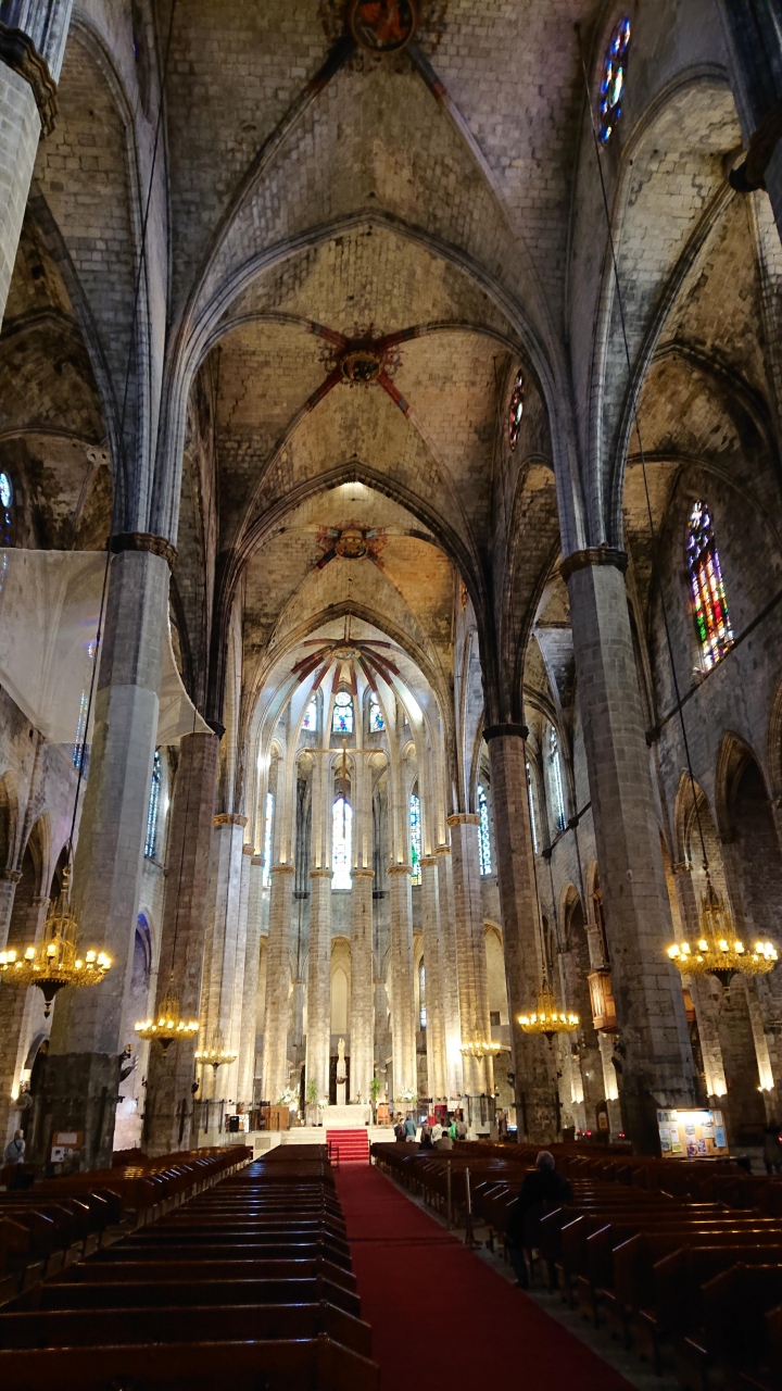 サンタ マリア ダル マル教会                Esglesia de Santa Maria del Mar