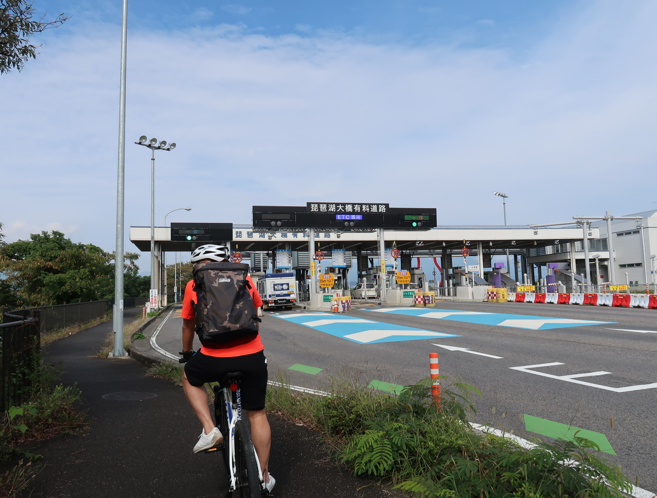 琵琶湖 大橋 自転車
