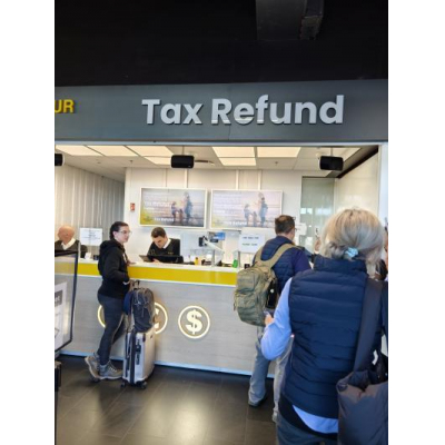 �����ˤ���TAX REFUND���ե���