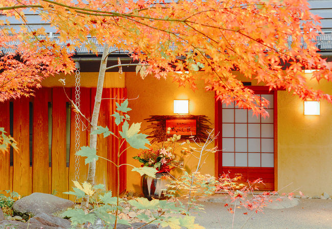 温泉山荘 だいこんの花 写真