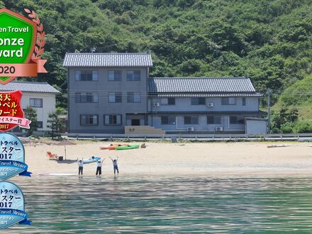 竹野の海辺 湯やど 海の音 写真