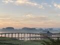 鶴の舞橋と岩木山　絶景の宿　つがる富士見荘 写真