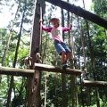 東丹沢グリーンパークでアスレチック