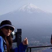 河口湖10年ぶりに見た富士山・・・