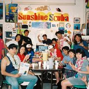 オアフ島の台文具サービス／SUNSHINE SUCUBA