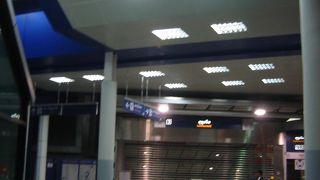 地下鉄が運休中.2005/1/17-31