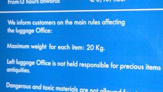 ミラノ中央駅の手荷物預かり情報ｖ