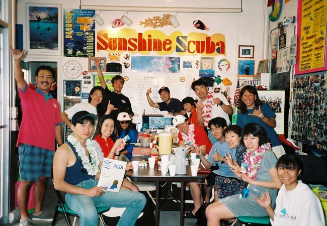 オアフ島の台文具サービス／SUNSHINE SUCUBA