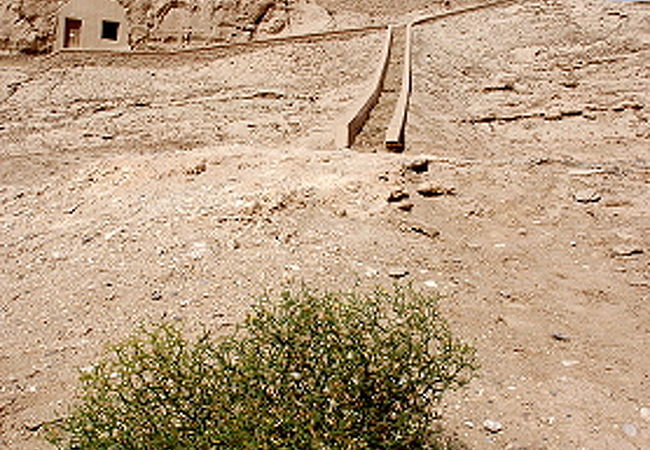 庫車（クチャ）の遺跡　クズルガハ千仏洞