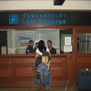 ドーンムアン空港の荷物預所