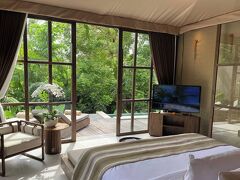 ウブド マス グランピング ラグジュアリー テント 写真