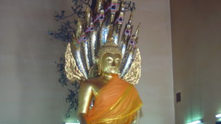 美しい仏像［ナーガが守る仏像］