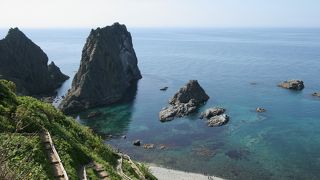 晴れたら海の色に引き込まれます