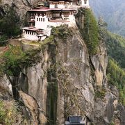 ブータン最高の聖地タクツァン僧院（２００５年１１月２０日）