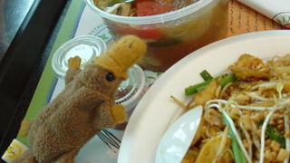 ドバイ国際空港のフードコート