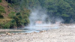仙人風呂は早朝がいいよ
