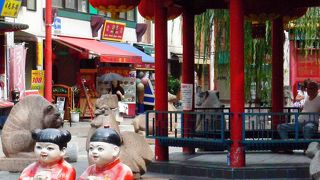 異国情緒溢れる町並みです