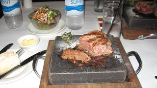 ◆オージービーフ　石焼ステーキ最高♪