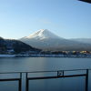 露天風呂からの富士山が最高☆