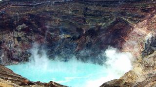 阿蘇中岳火口！