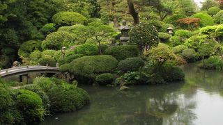 庭園がお見事！