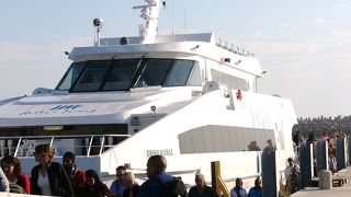 世界遺産　ロベン島へのフェリー