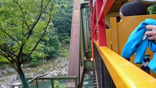 渓谷美に感激！