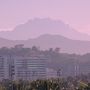 ホテルからキナバル山
