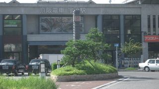 京阪電車　宇治駅