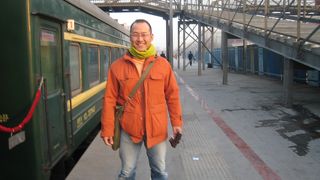 万里の長城に行く鉄道