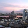 部屋は広くて、チャオプラヤ川の眺めは良いけど。。