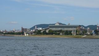 宍道湖遊覧船　湖から見る松江