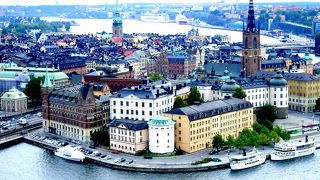 市庁舎の塔から眺めるガムラスタンはマストです！